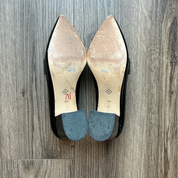 Halogen Black Patent Leather Heeled Loafers | 8.5 - Picture 8 of 9
